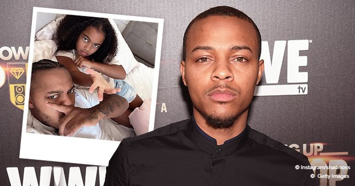 Bow Wow Poses With Daughter Shai After Flying From Atlanta To LA For