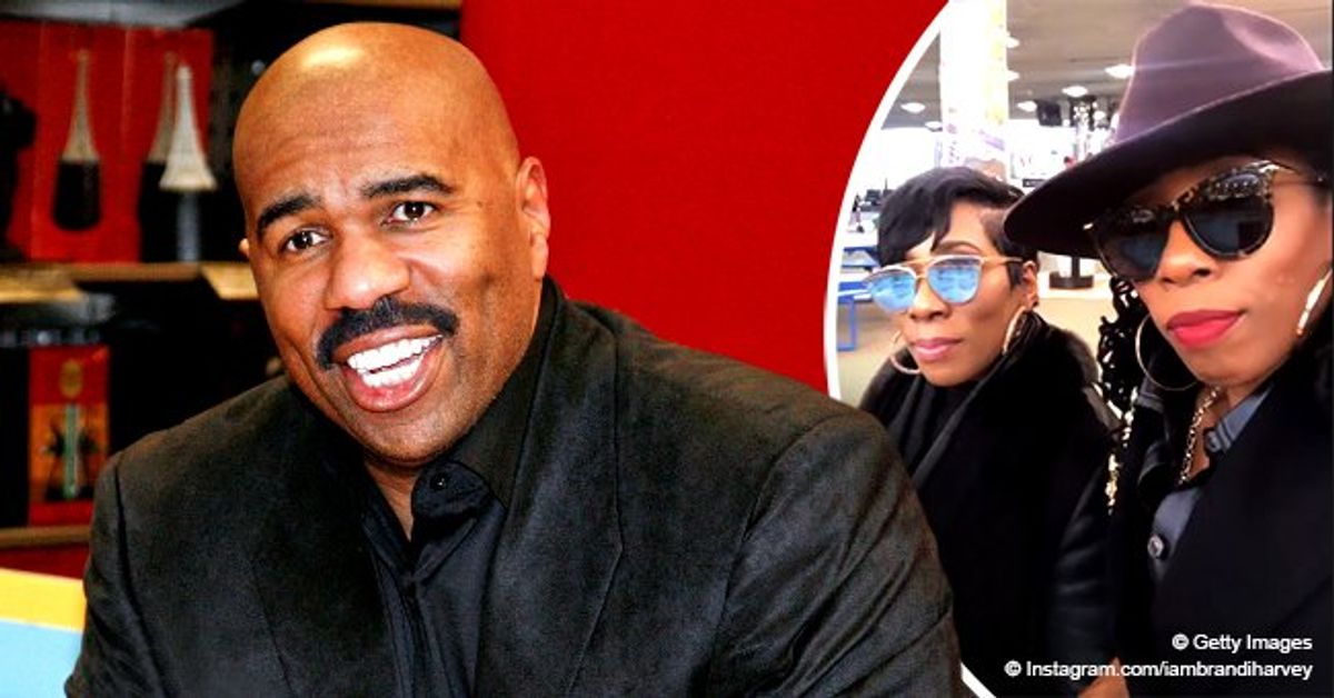 Steve Harvey S Twin Daughters Brandi Karli Stun In Black Outfits As