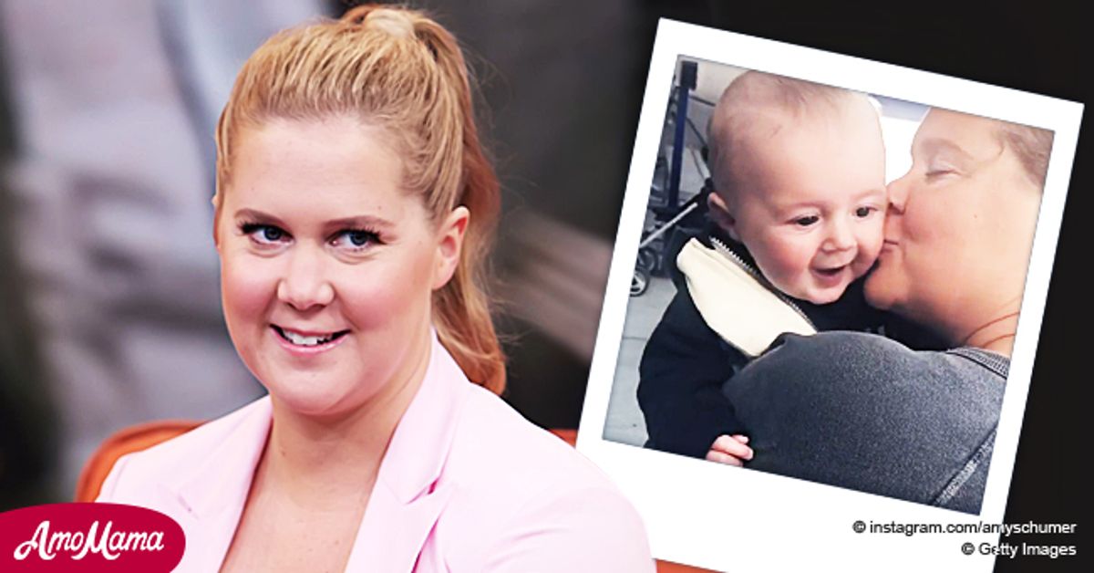 Amy Schumer Of I Feel Pretty Shares Adorable Video Of Month Old Son