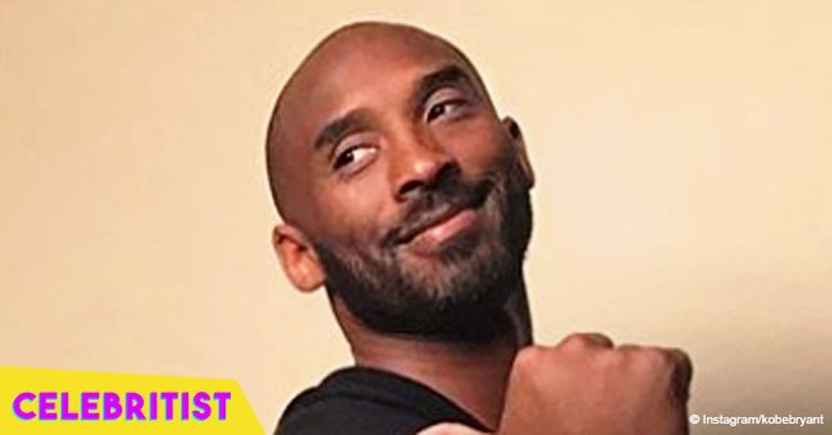 Koby Smiles Kobe Bryant is all smiles in beautiful picture with wife and 3 daughters