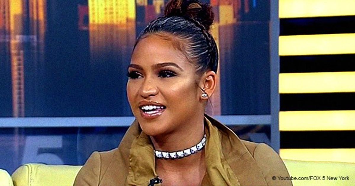 Heavily Pregnant Cassie Cradles Her Belly As She Poses In Black Underwear In New Maternity Pics