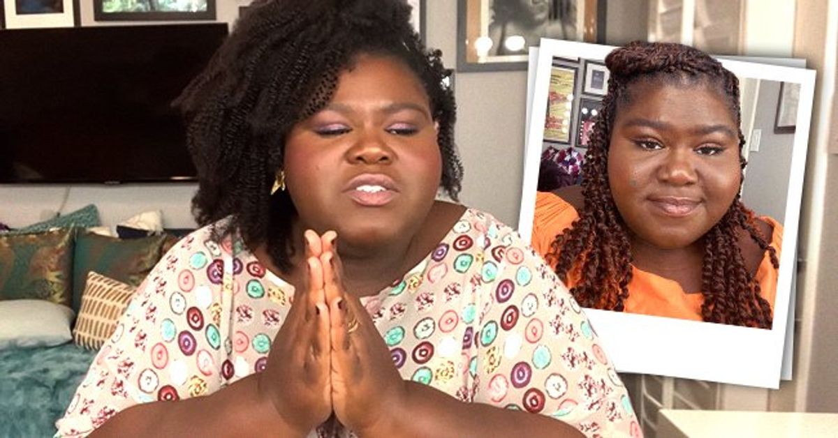 'empire' Star Gabby Sidibe Stuns In Peach-colored Outfit Showing Off 