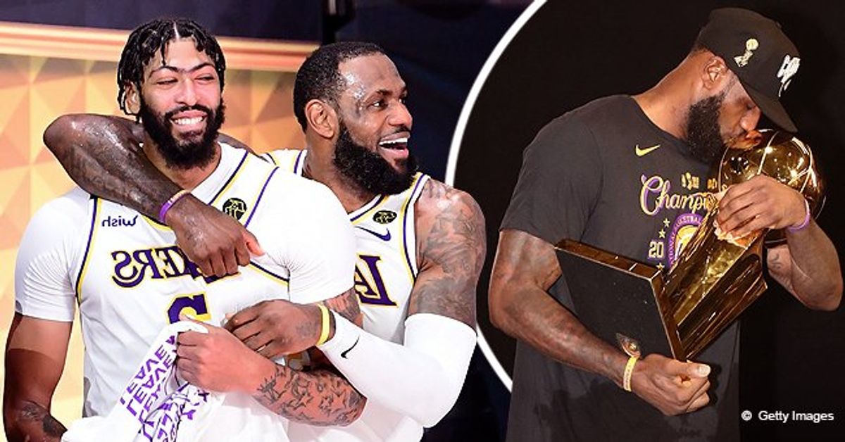 See LeBron James' Memorable Moments With Anthony Davis As He Celebrated ...