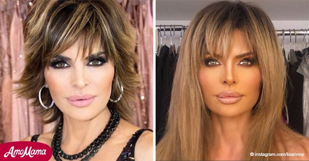 Lisa Rinna From RHOBH Shows Off New Look Fans Love Her Honey Blonde Hair And Bangs