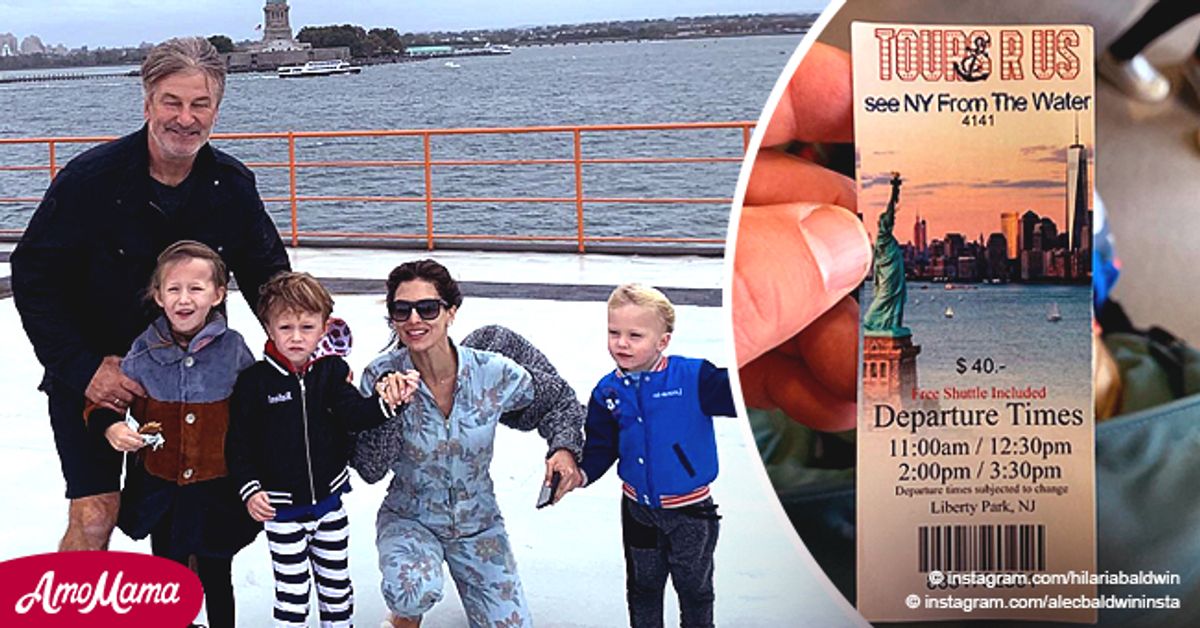 Alec Baldwin of 'Saturday Night Live' & Wife Hilaria Fall for Statue of