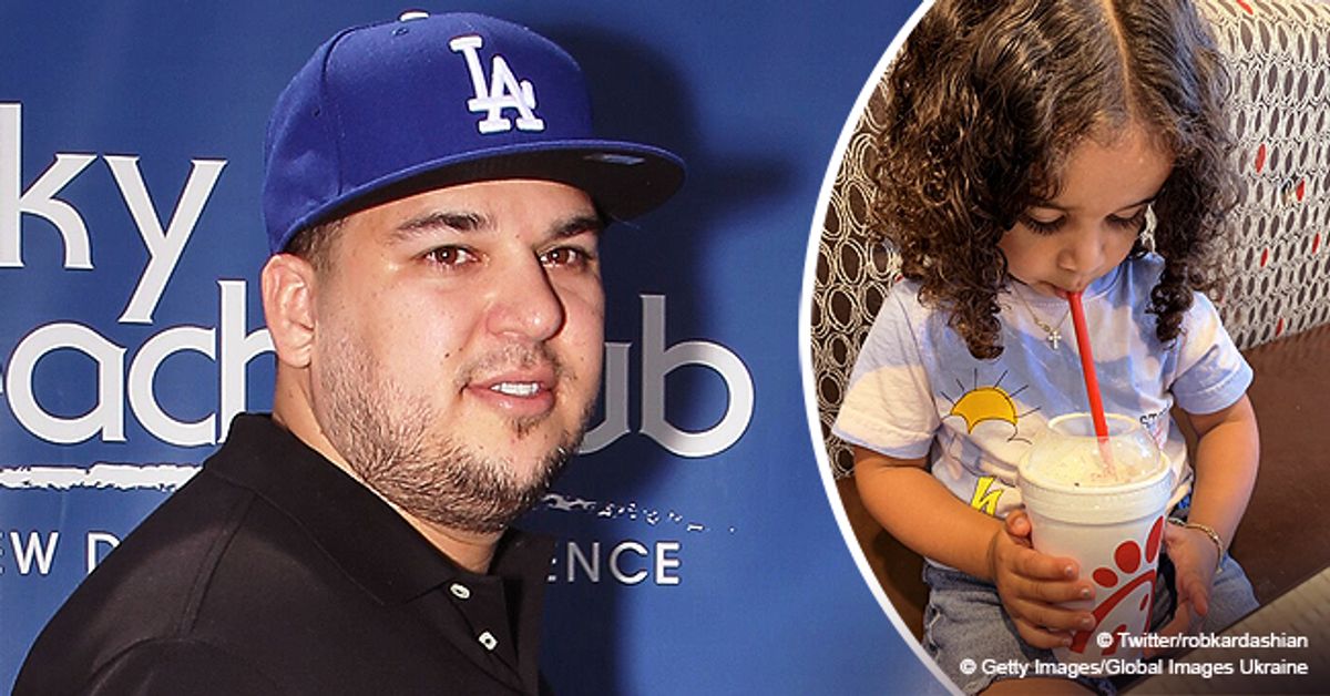 Rob Kardashian Shares Cute Pic of Daughter Dream Enjoying ChickFilA