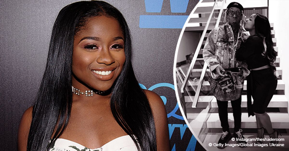 Reginae Carter Gives Father Lil Wayne A Kiss On The Cheek In Rare Photo