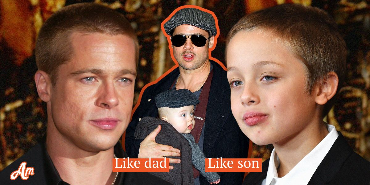 Brad Pitt's Twin Child Is His Copy — Dad Got Emotional at His Birth ...