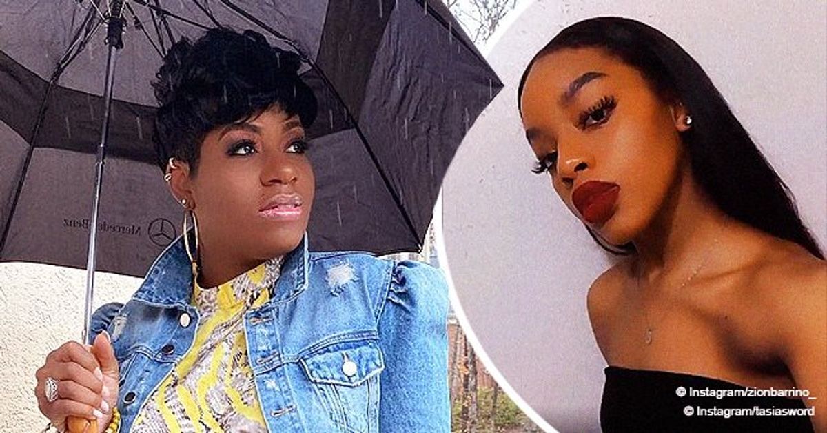 Fantasia's Daughter Zion Looks Stunning Posing in a Strapless Black