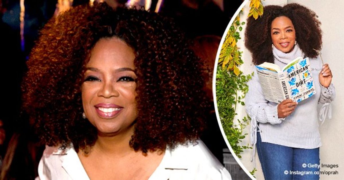 Oprah Winfrey Lets Her Natural Hair Loose as She Poses in Sweater and ...