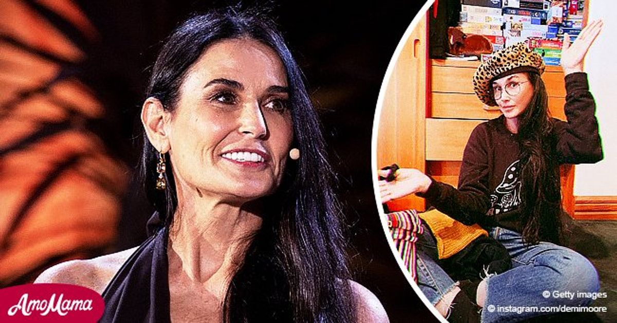 Check Out Demi Moore as She Shows Wrinkle-Free New Look in Glasses ...