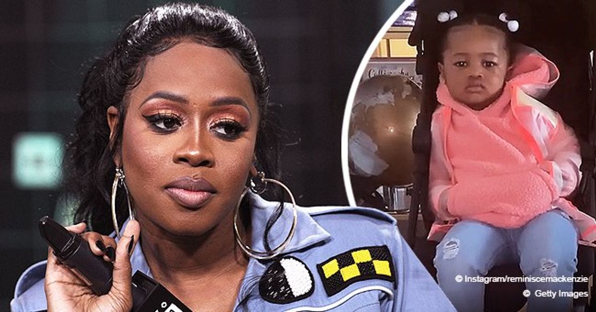 Remy Ma's Daughter Puts on a Serious Face with Her Hands in Her Pockets