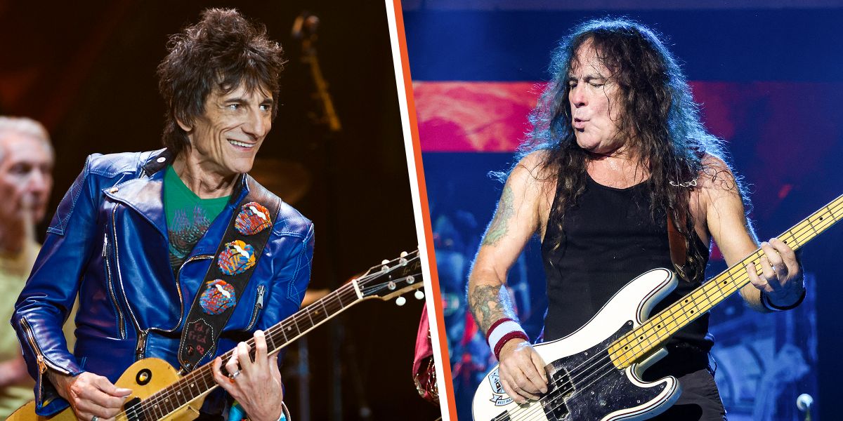 The Rolling Stones' Ronnie Wood's Son & Iron Maiden's Steve Harris