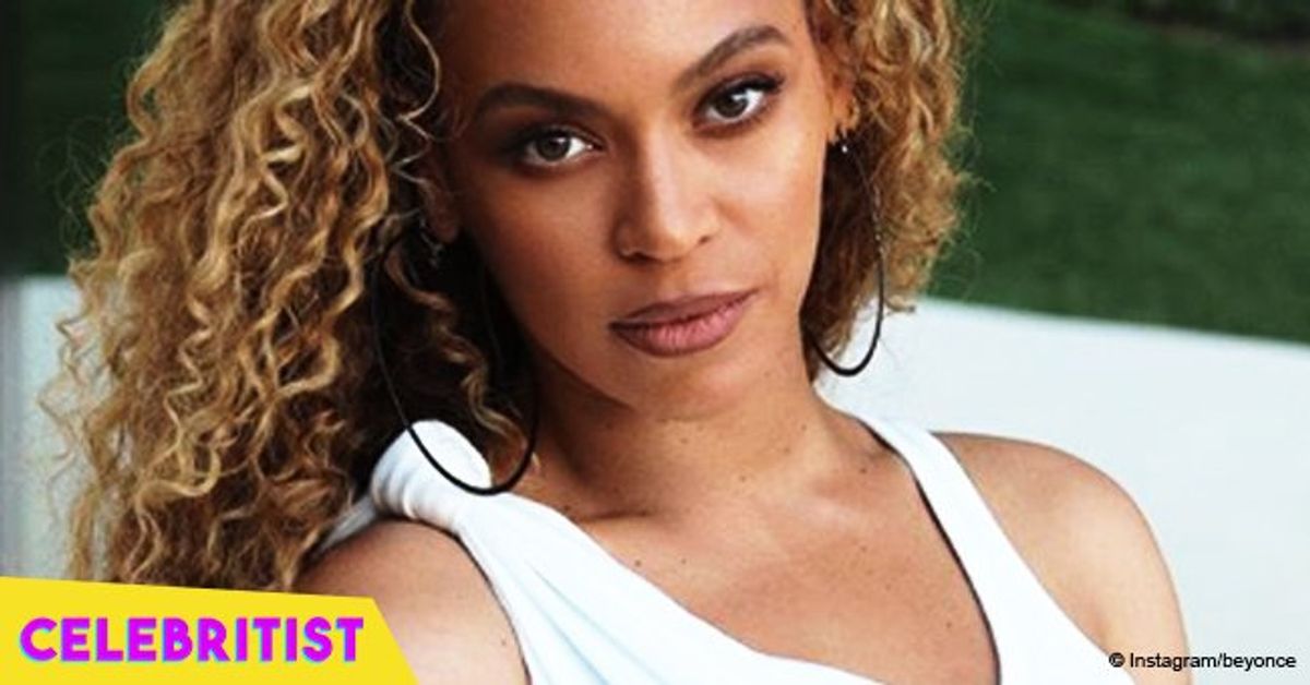 Beyoncé dons stunning floral headpiece and white dress on the cover of ...