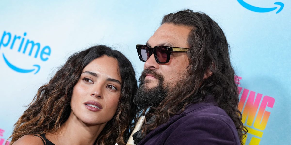 Jason Rigby Girlfriend Jason Momoa Steps Out with Girlfriend Adria Arjona and His Kids — and ...