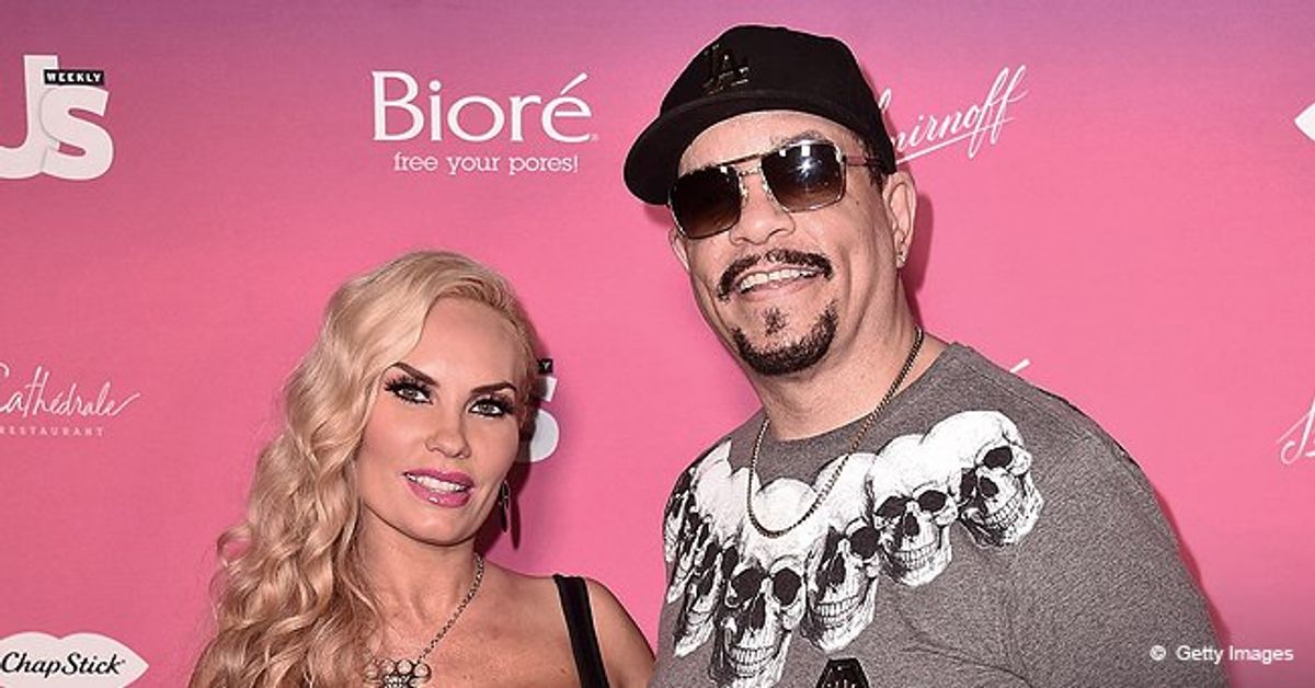 Ice-T's Wife Stuns in a Floral Dress with Her Baby, Husband, & Dog in ...