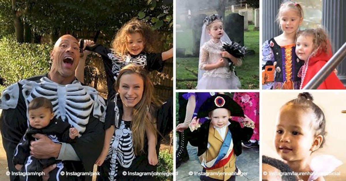 Cutest photos of celebrity kids in Halloween costumes guess who