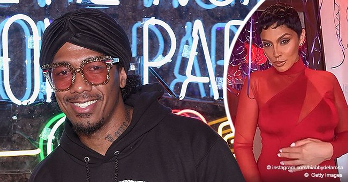 Nick Cannon Poses In a Maternity Shoot With Abby De La Rosa as She(02)