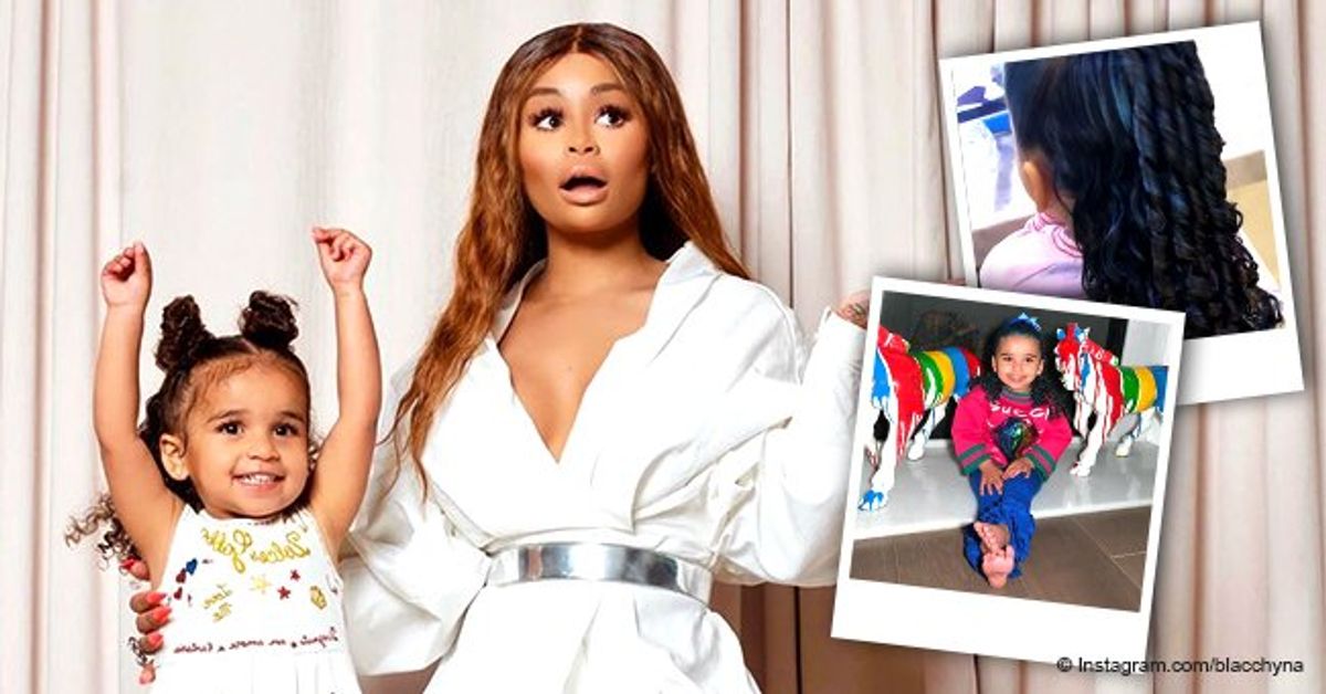 Blac Chyna Dyes Daughter Dream's Hair Blue