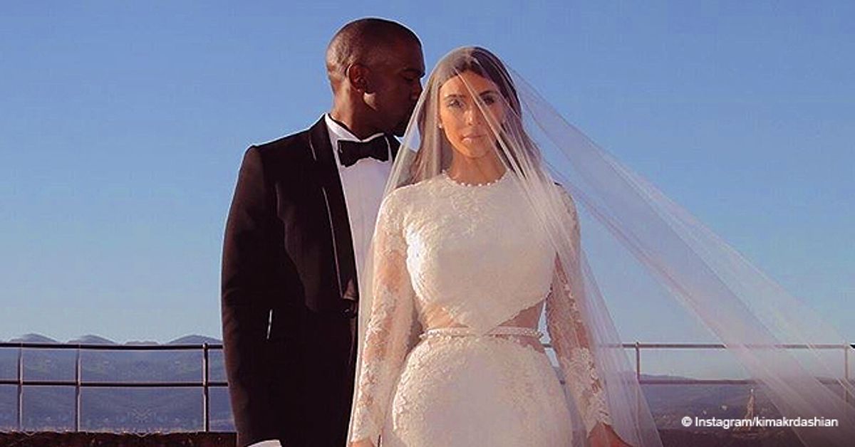 Kim Kardashian of KUWTK and Husband Kanye West Renew Their Vows for 5th ...