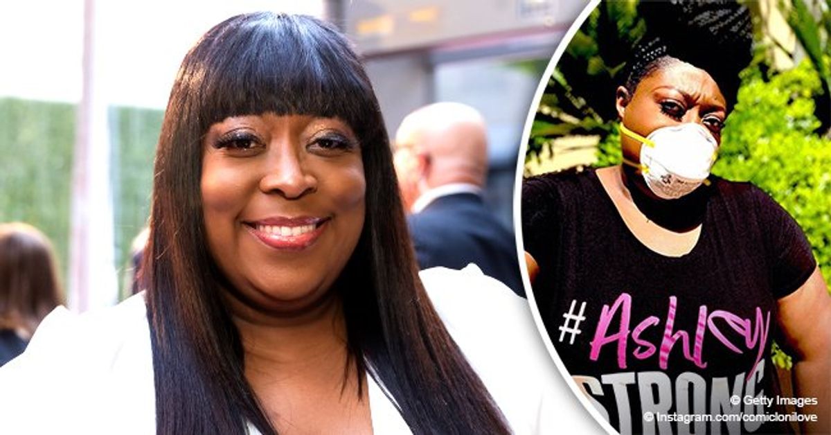 Loni Love Of The Real Shows Off Slimmer Curves In Fitting Black Shirt