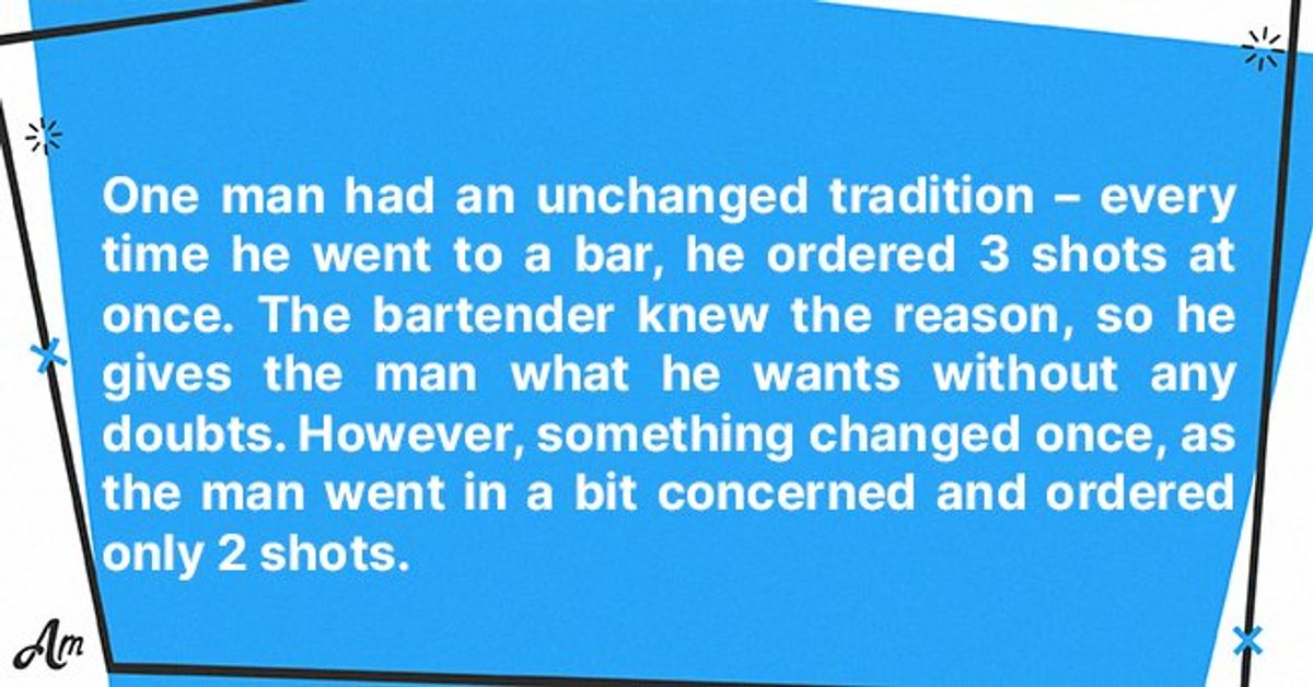 Daily Joke: Man Orders 3 Shots Every Time He Walks into a Bar