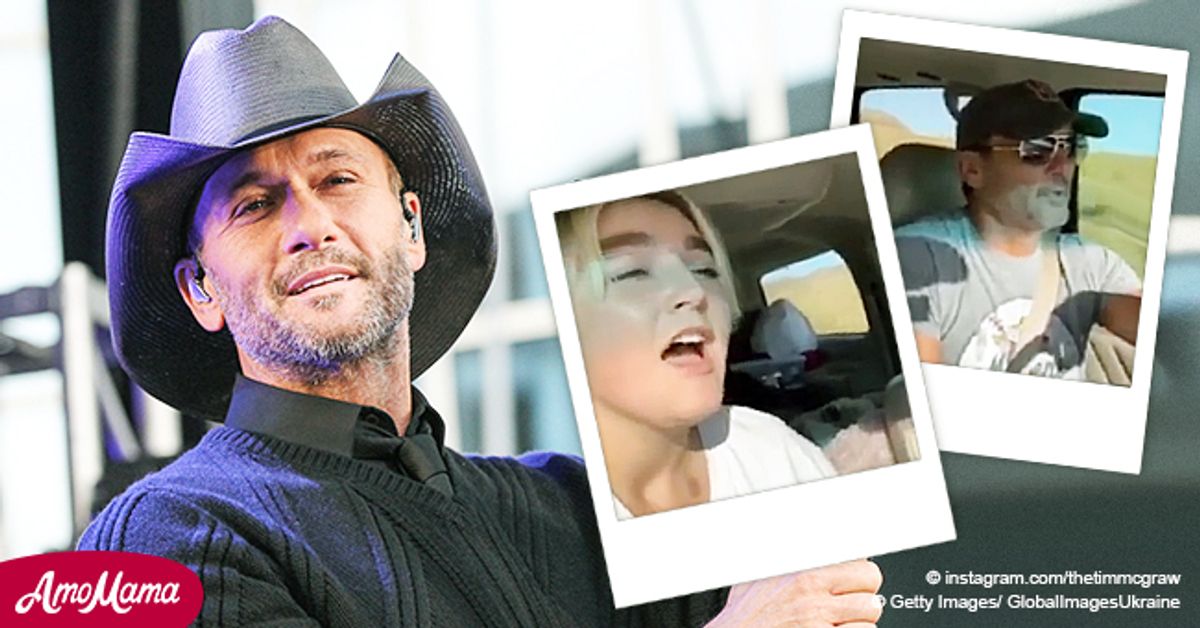 Tim McGraw and His Daughter Sing Barbra Streisand & Barry Gibb's 'What