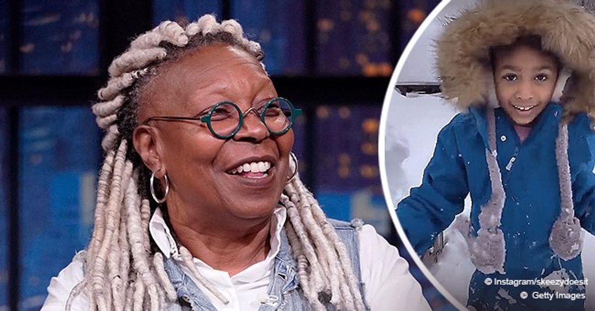 Whoopi Goldberg's Great-Granddaughter Charli Plays In Snow In Blue ...