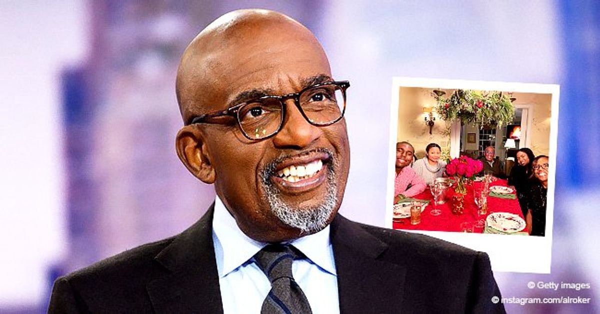 Al Roker Is All Smiles Posing with His 3 Grown-up Children and Wife in ...
