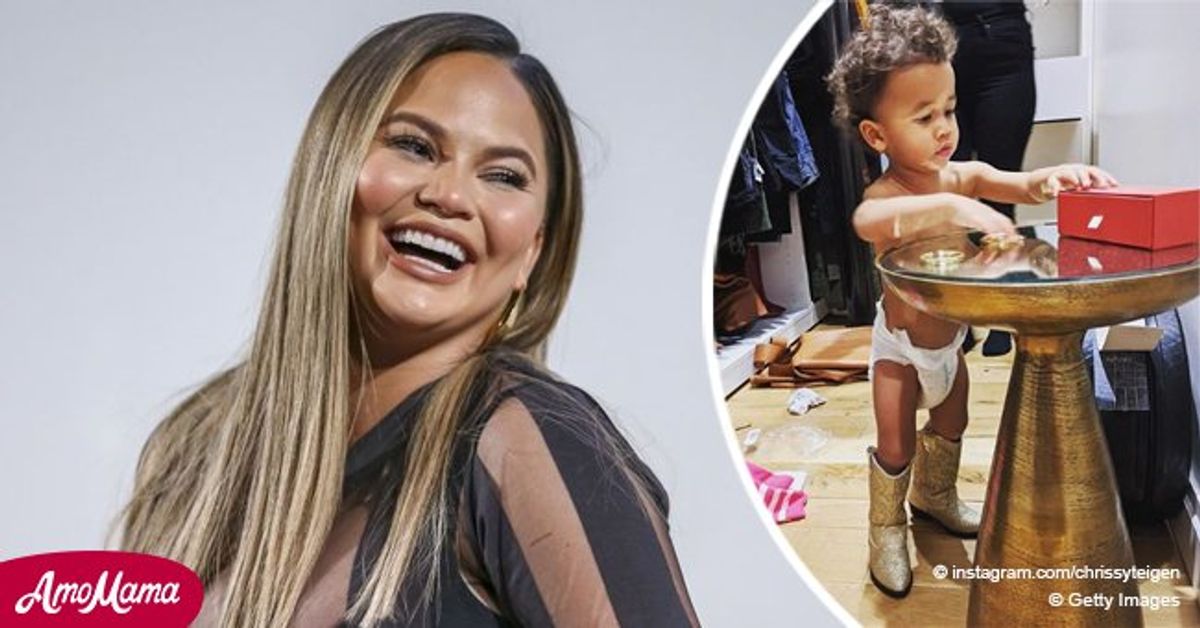 John Legend's Wife Chrissy Teigen Shares Adorable Photo of Son Miles in