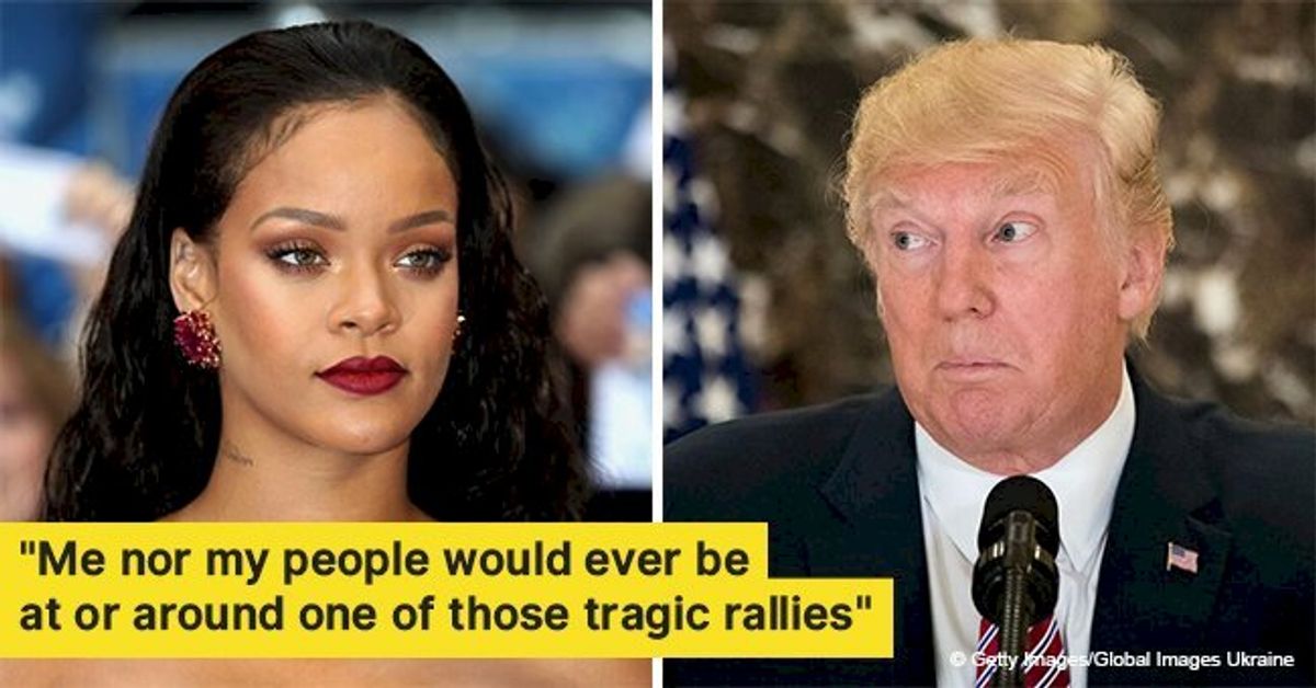 Rihanna Slams Donald Trump For Playing Her Music At His ‘tragic Rallies'