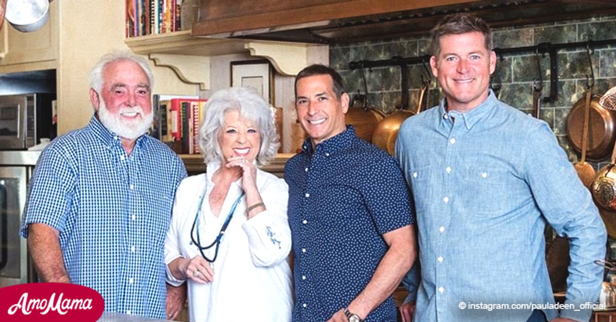 Paula Deen Is All Smiles Surrounded by Husband Michael Groover and Her