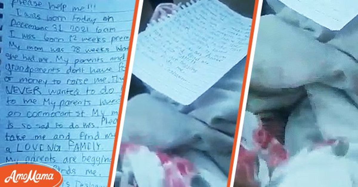 Woman Finds Abandoned Baby in Cardboard Box with a Note from His Mother
