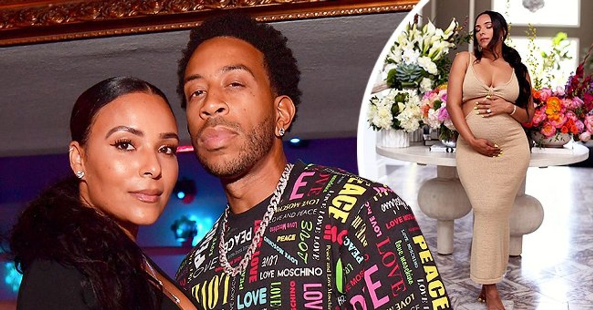 Ludacris' Wife Eudoxie Flaunts Baby Bump in a Tight Dress as They Are