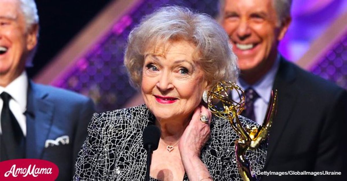 Naughty 'Golden Girl' Betty White chose to celebrate her 97th birthday