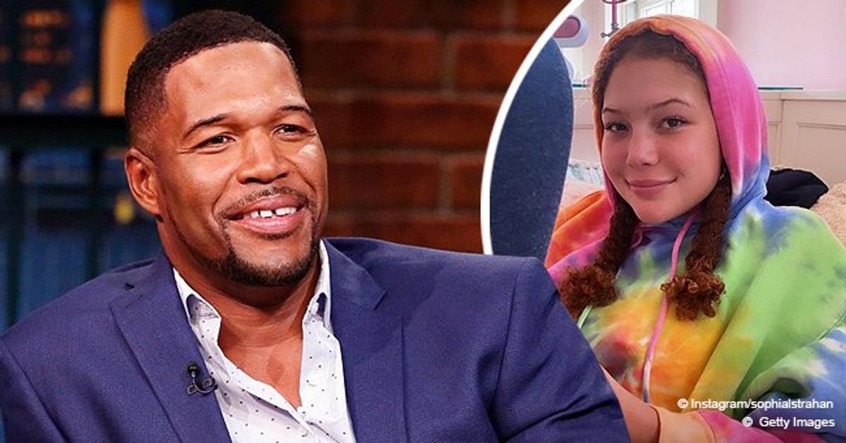 Michael Strahan's Daughter Sophia Looks Beautiful in a Colorful Hoodie ...