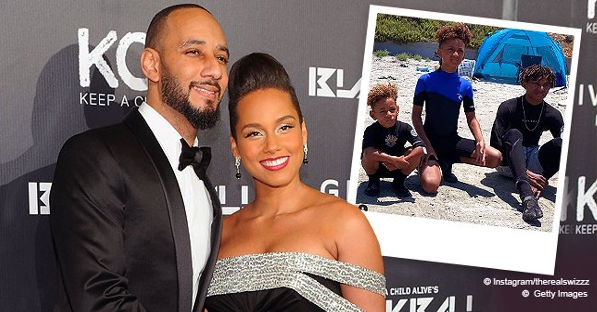Alicia Keys and Swizz Beatz's 3 Sons Look So Similar in Photos from(02)