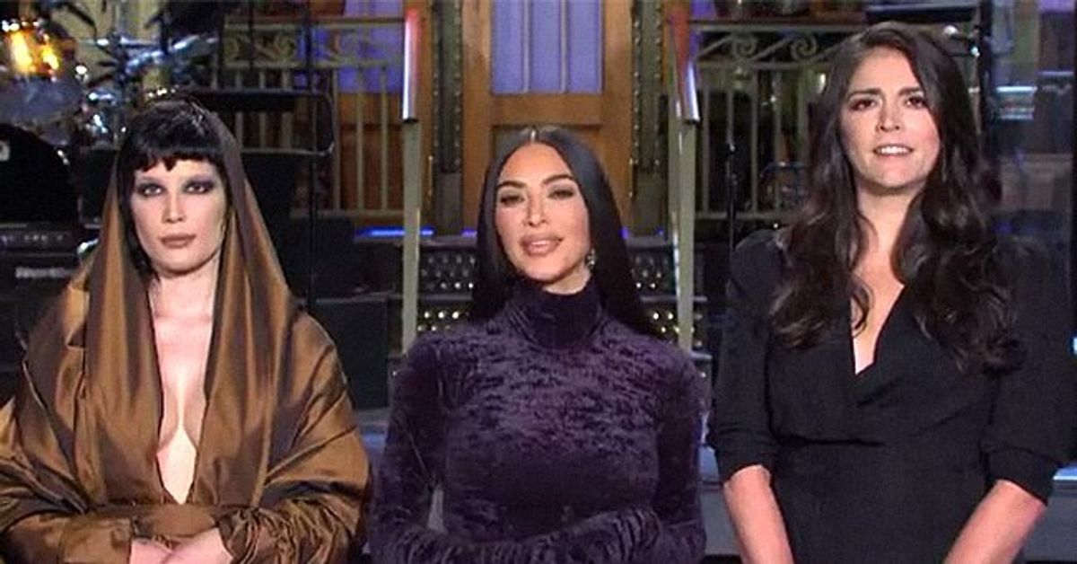 Kim Kardashian Shares Glimpse of Upcoming SNL Hosting Role alongside