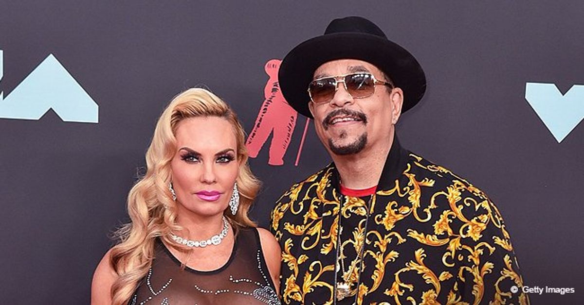 Ice-T's Wife Coco Steps Out with Him in a Street Rocking a Leopard ...