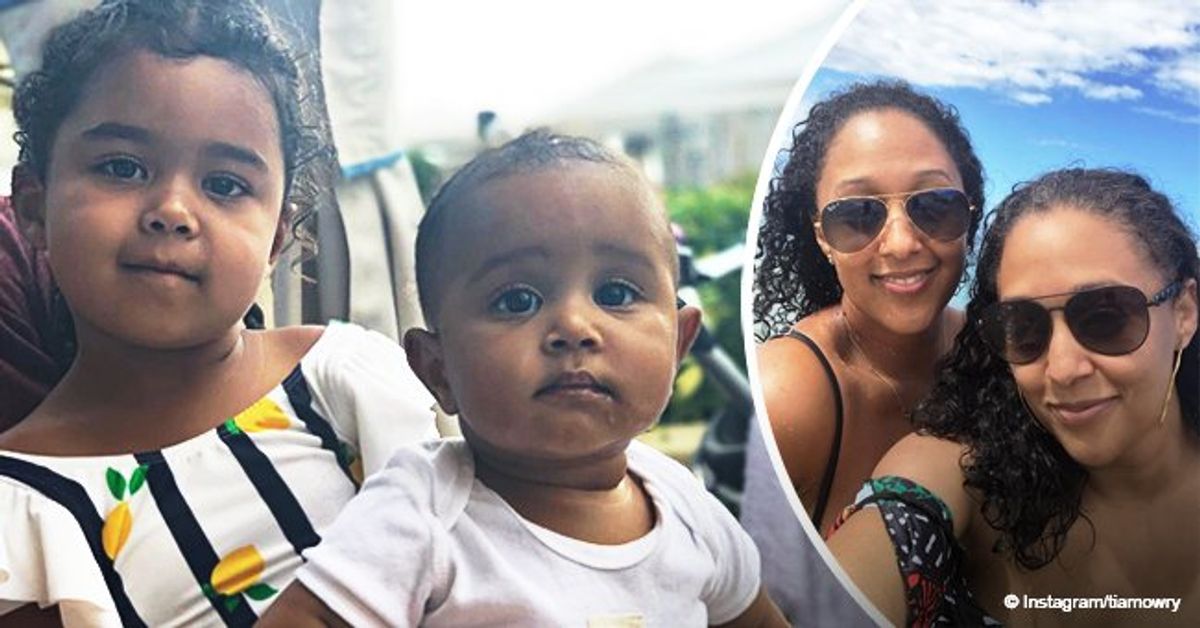 Tia and Tamera Mowry's daughters Cairo & Ariah melt hearts, looking