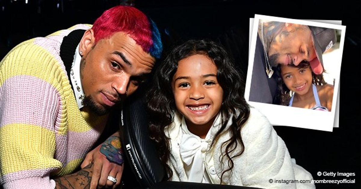 Chris Brown Looks like a Doting Dad as He Hugs His Daughter Royalty in