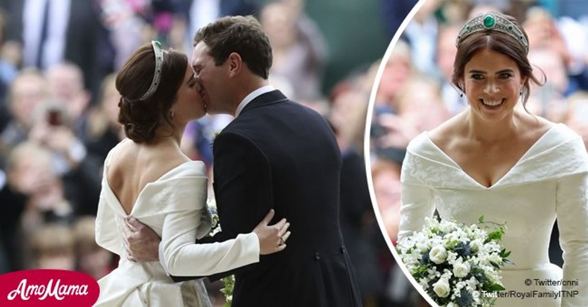 Princess Eugenie shares a first kiss at Royal wedding showing her scars ...