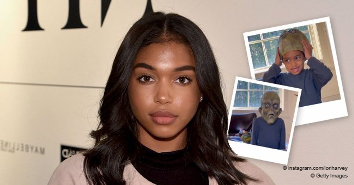 Lori Harvey Shares a Funny Pic of Her Adorable Nephew Noah Posing in a Cool Face Mask