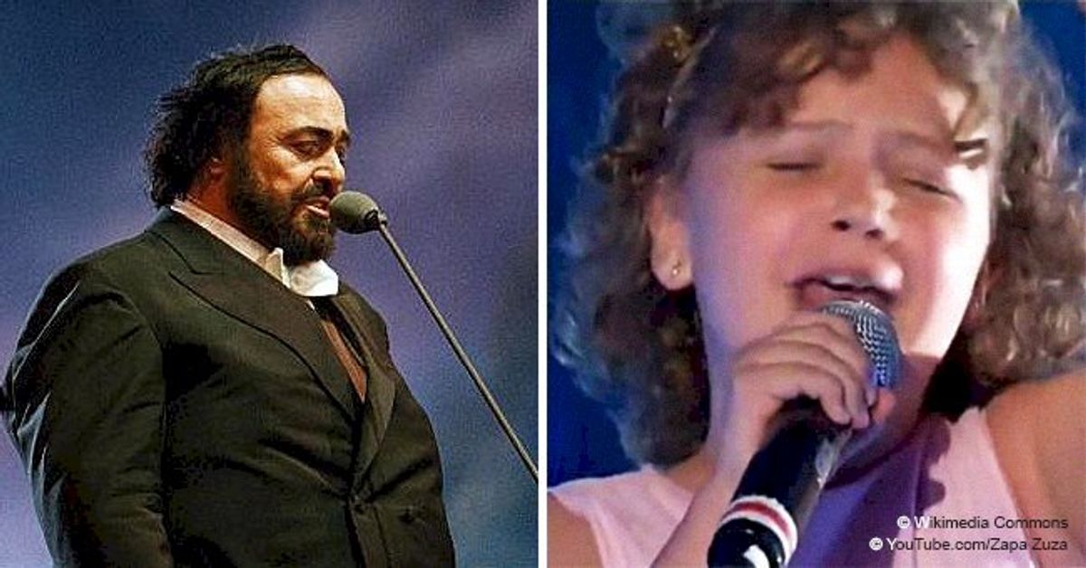 Luciano Pavarotti s little granddaughter dazzles the world with