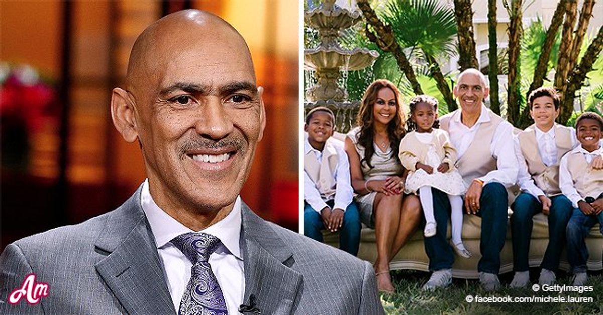 Who is Tony Dungy's wife Lauren Harris?