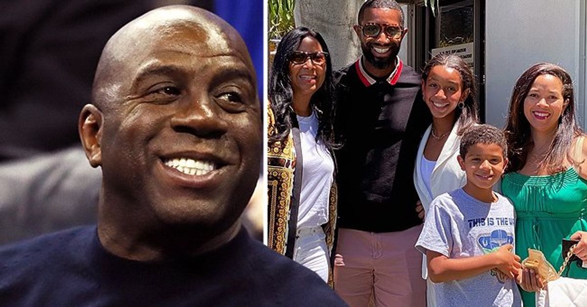 Magic Johnson & His Family Strike Poses with His Granddaughter in All ...