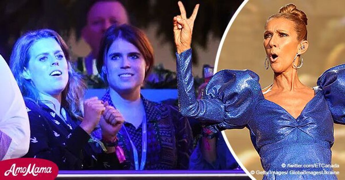 Princesses Eugenie and Beatrice Rock out at Céline Dion's London Concert(01)