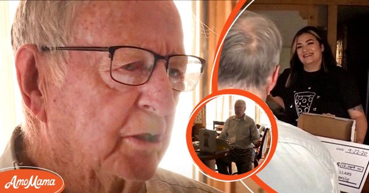 Cheerful 89-Year-Old Pizza Delivery Man Receives $12,000 Tip from His ...