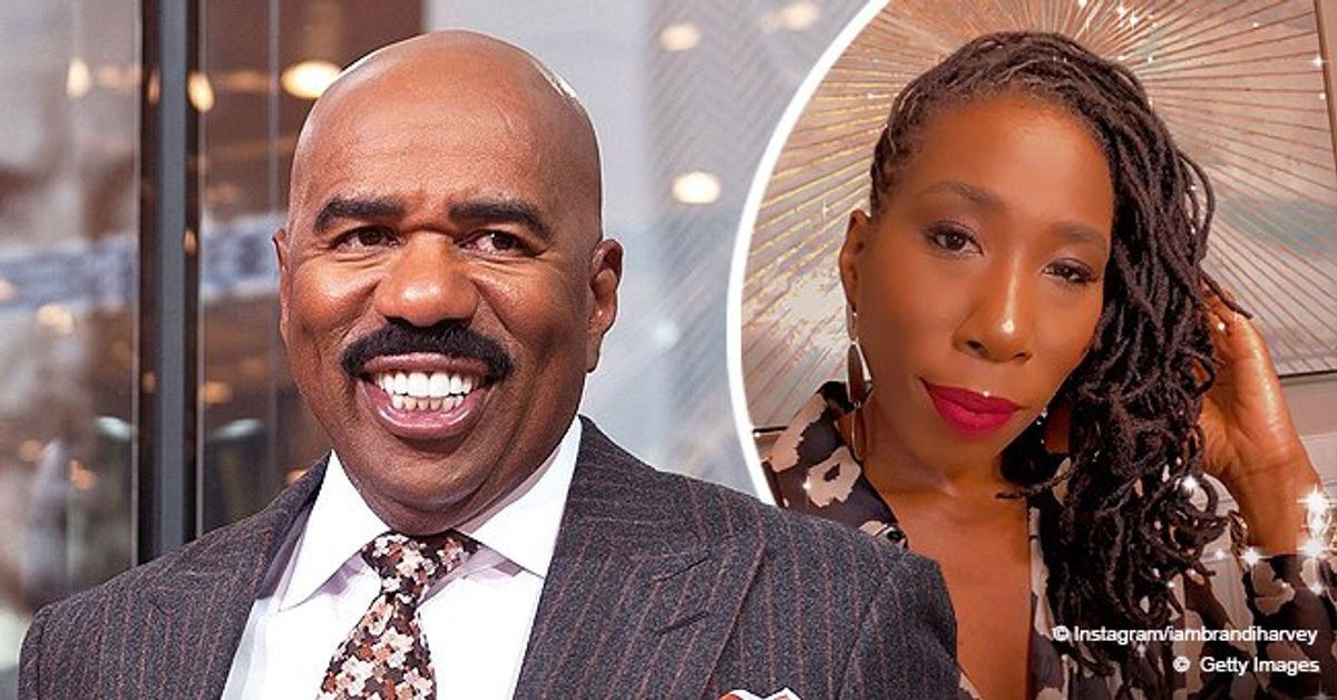 See the Bold Lipstick Steve Harvey's Twin Daughter Brandi Is Rocking in
