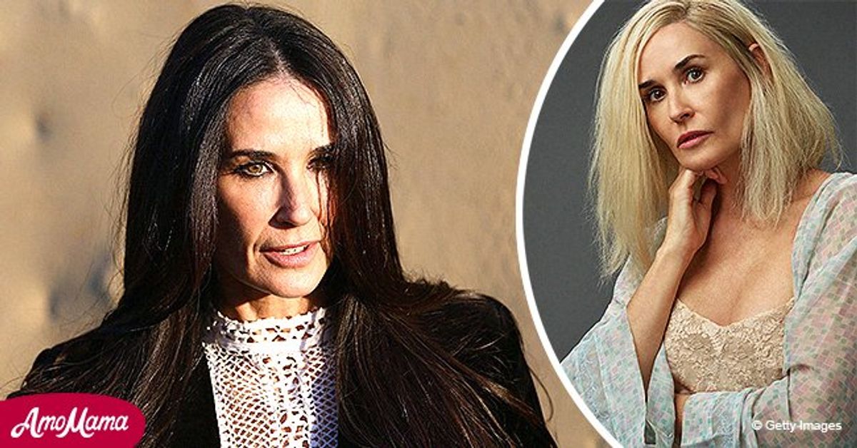 Here's How Demi Moore Looks like with Blonde Hair Which She Had for Her ...